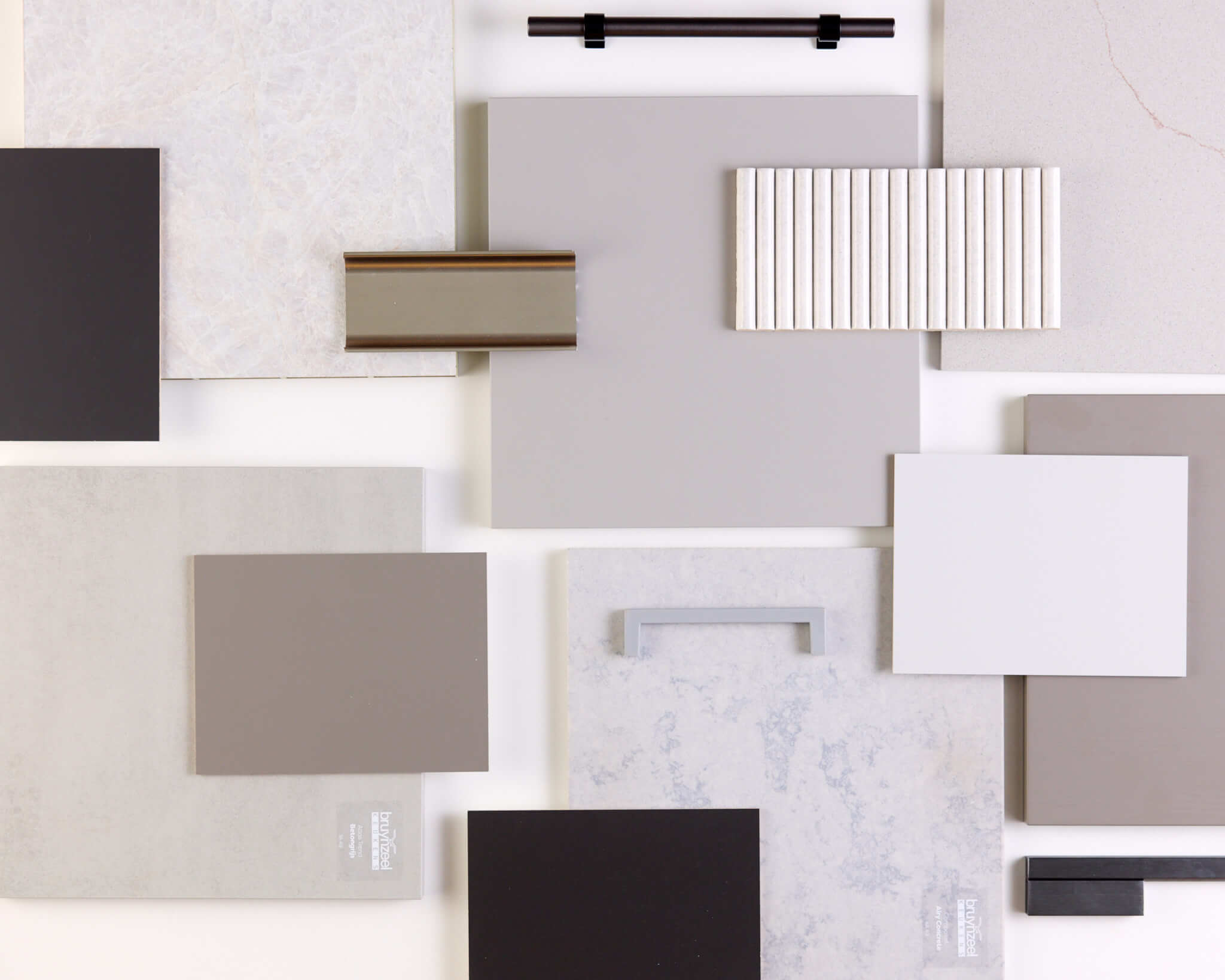 moodboard grijze keuken